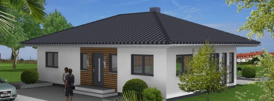 und wieder ein RENSCH-Kundenbungalow Anfang Juli nach Affalter